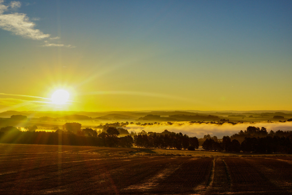 landschaft sonnenaufgang